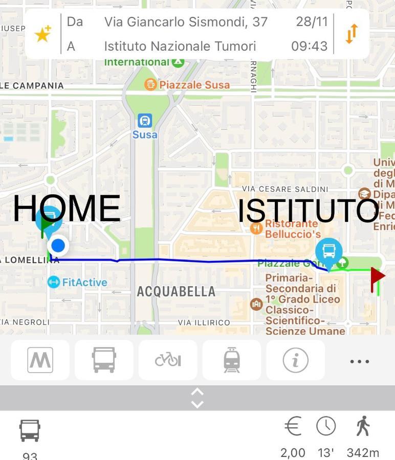 Sismondi Top Apt Milano Eksteriør billede